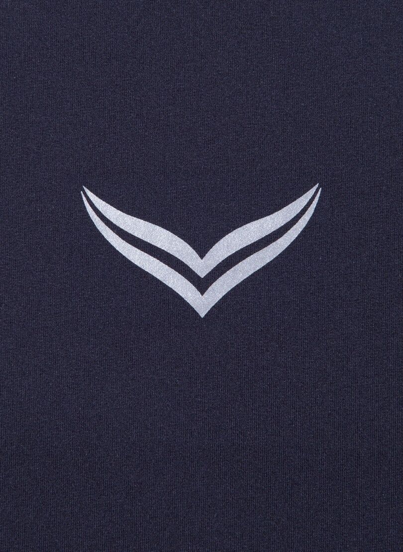 Stirnband TRIGEMA "TRIGEMA Softshell-Stirnband", Herren, Gr. 2, blau (navy), Kunstfaser, Mützen Stirnband navy 2