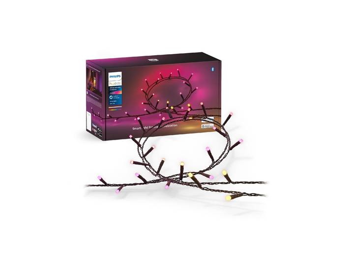 PHILIPS HUE LED-Lichterkette Festavia, 20 m, 250 LEDs , schwarz, Kabellänge 4,4m, Lichterketten, LED-Lichterkette