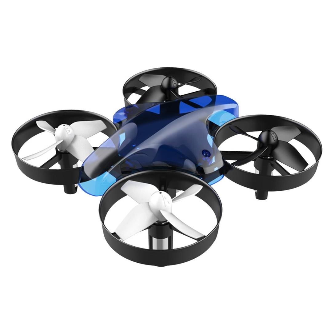 Allnet 174879 - Quadrocopter - Flugbereit (RTF) - Elektromotor - 4 Rotoren - Junge/Mädc (Kinder Drohne) (ALL-GD65A_BLUE)