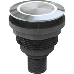 SVATLRBI0001C005 - Drucktaster - 1 S, Pfeil, Edelstahl, LED-Ring blau