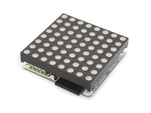 Whadda ATmega328 RGB LED Dot-Matrix Driverboard, direct programmeerbaar en Arduino IDE compatibel
