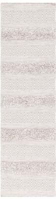 SAFAVIEH Handmade Vermont Hakima Rustic Boho Stripe Wool Rug
