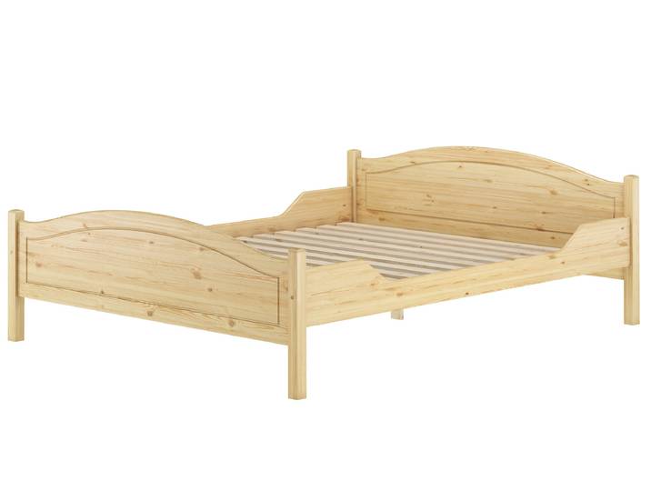 Massivholzbett 160 x 200 cm Doppelbett Kiefer