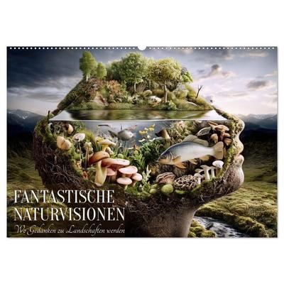 Fantastische Naturvisionen. Wo Gedanken zu Landschaften werden (Wandkalender 2027 DIN A2 quer), CALVENDO Monatskalender