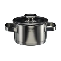 Meisterkoch Kochtopf  TRIBUS ¦ silber ¦ Edelstahl ¦ Maße (cm): H: 9,5  Ø: 16.0