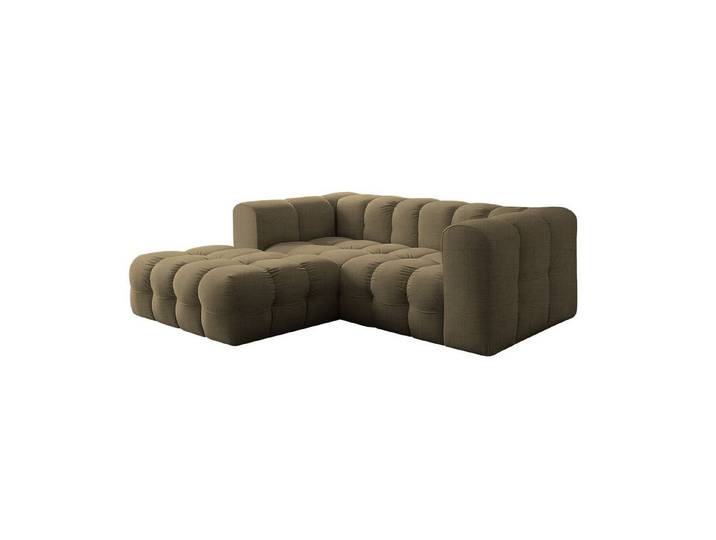 Friderik-EU Ecksofa BALOO L MINI – modernes Design & Komfort, HR-Schaum und stabile Wellenfedern Typ A, Stoff Moly