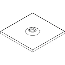 hansgrohe Kopfbrause Raindance E 300 1jet für Showerpipe, Chrom