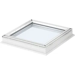 VELUX Flachdach-Fenster Basiselement f. Konvex- u. Flach-Glas  CFU 150150 0020Q fest Kunstst. 2fach-Vergl. 150x150