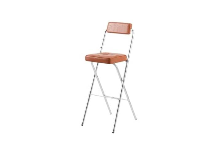 IUVYTA Klappbare Barhocker-Stühle Mit Thekenhöhe Küchenhocker, platzsparende moderne Möbel(65cm-brown)
