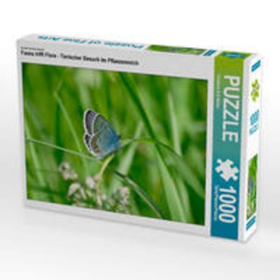 CALVENDO Puzzle Fauna trifft Flora - Tierischer Besuch im Pflanzenreich 1000 Teile Lege-Größe 64 x 48 cm Foto-Puzzle Bild von Christine B-B Müller