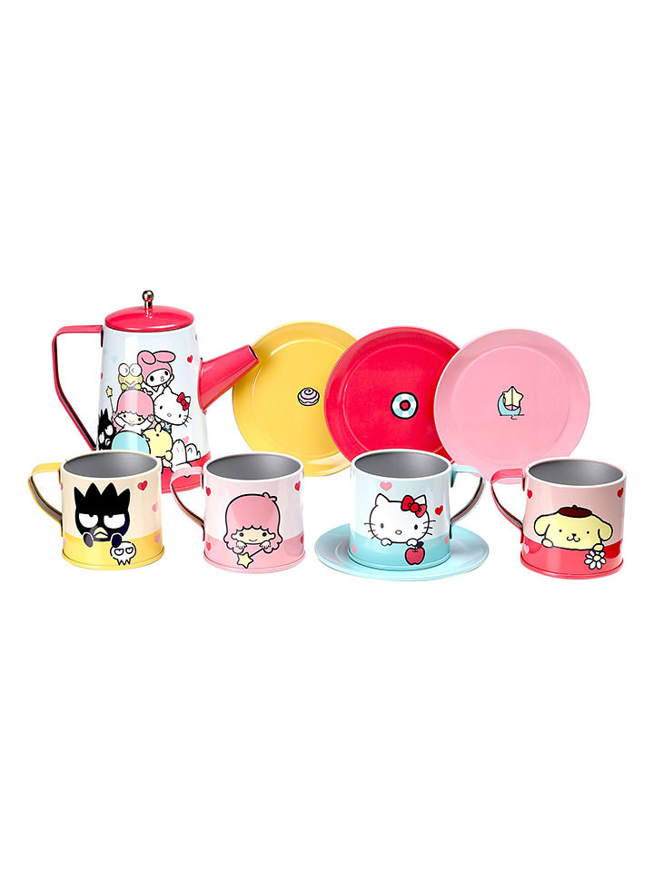 9tlg. Tee-Set "Hello Kitty" - ab 3 Jahren - onesize