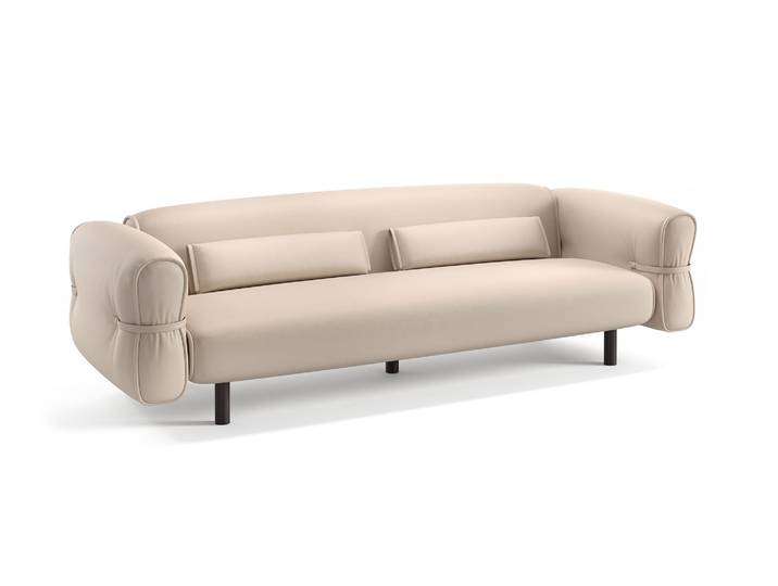 Leder Design Sofa BRIANO 3-Sitzer Designersofa Luxus Couch Italienisch