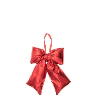 Weihnachtsschleife zum Hängen, rot, 24x19x5cm