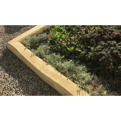 Holzschwelle Robinie 14 x 250 cm – Holzschwellen aus Robinie, naturbelassen - Gartenschwellen – ideale Holzschwellen für Landschaftsgestaltung