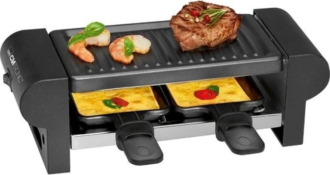 Clatronic Raclette-Grill RG 3592 (schwarz/silber)