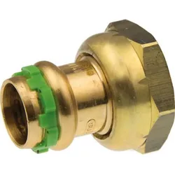 Logafix Rotguss Anschlussverschraubung i/i 22xG1 V-Kontur