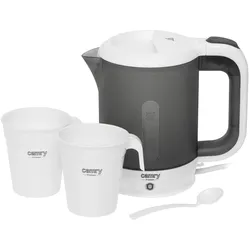 Camry CR 1382 Reisewasserkocher 0,5 L Wasserkocher Weiß 900 W Kunststoff Plastik