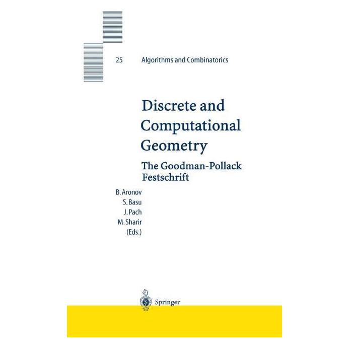 Springer Discrete and Computational Geometry, 2 Pts. (Englisch, Softcover, Boris Aronov, Janos Pach, Micha Sharir, Saugata Basu) (55530905)
