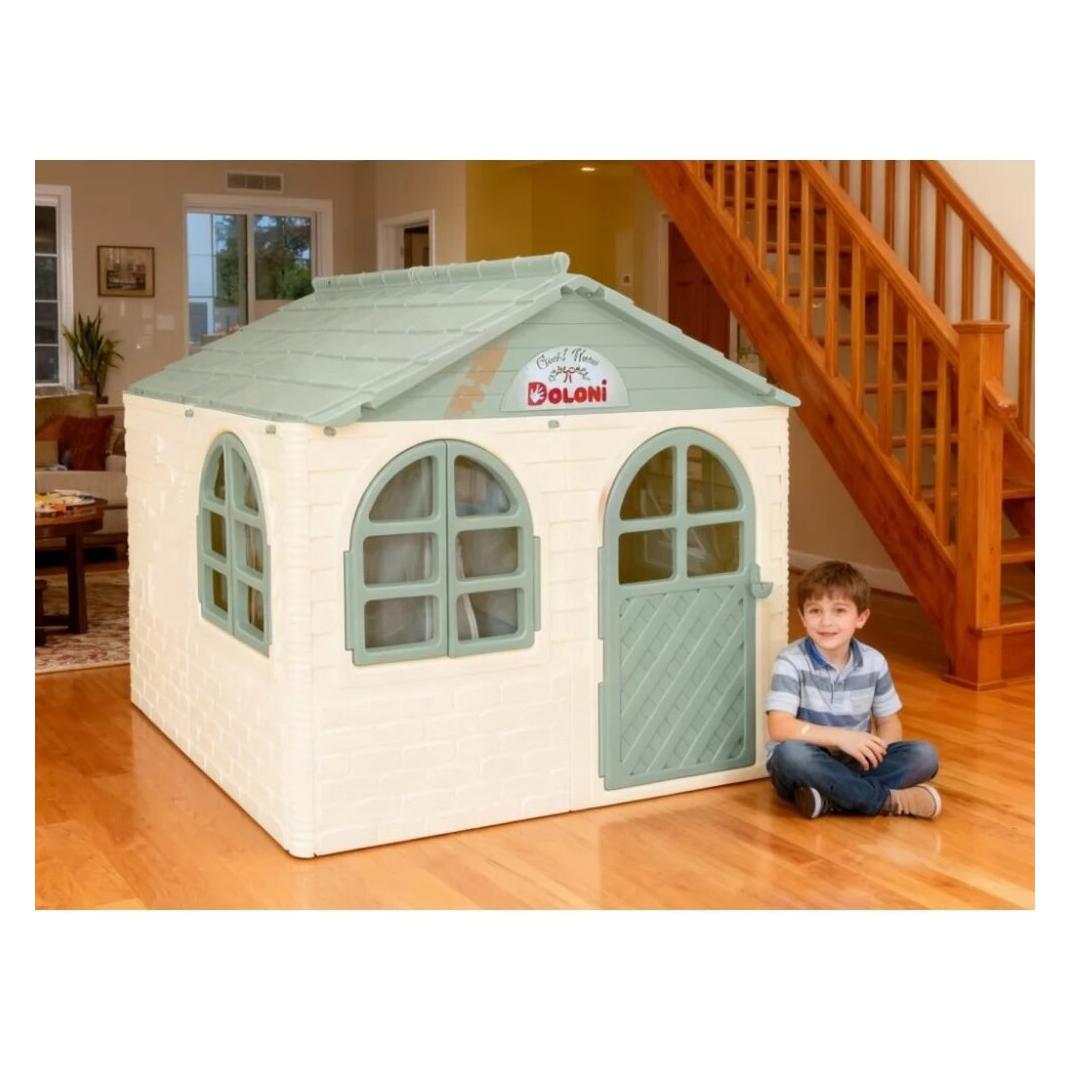Doloni Toys DOLONI DÄ>tský zahradní domeÄek bílo-zelený (stÅední) (02550/02)