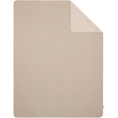 Wohndecke S.OLIVER "s.Oliver Lounge Decke", beige, B:150cm L:200cm, Polyester, Wohndecken, Wohndecke, trendige Doubleface-Optik