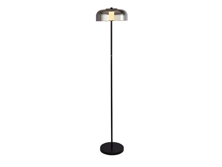 Led-Stehleuchte Frisbee, Schwarz, Metall, Glas, 146 cm, Lampen & Leuchten, Innenbeleuchtung, Stehlampen, Stehlampen dimmbar