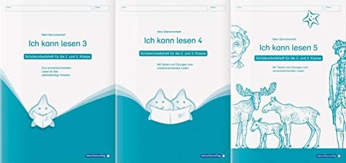 sternchenverlag GmbH - Ich kann lesen 3, 4 und 5 - 3 Schülerarbeitshefte für die 2. bis 4. Klasse: Meine Sternchenhefte mit Texten und Übungen zum selbstständigen Lesen im Set zum Vorteilspreis - Preis vom 06.10.2026 07:26:00 h