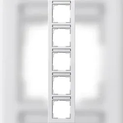 Gira Abdeckrahmen 5f. rws/matt 111522