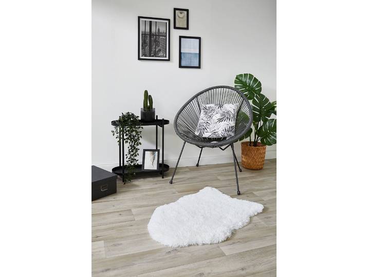 Kunstfell Alpa Weiß/Weiß 50 x 80cm 100 % Polyester
