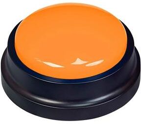 Uplift Picks TalkPaws Voice Recording Pet Training Buttons For Dogs And Cats orange
