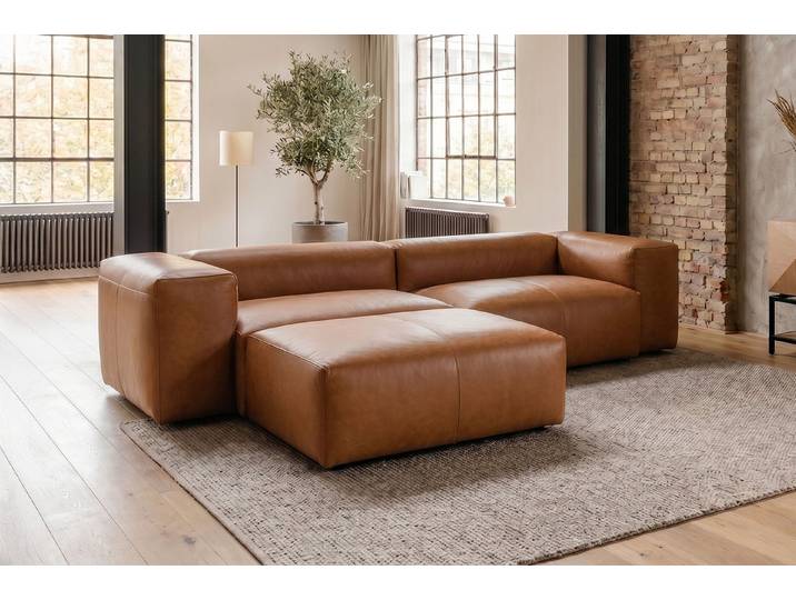 KAWOLA 4-Sitzer CELESTE Ledersofa – Zeitlose Eleganz, hochwertig gefertigt, 4-Sitzer Ledersofa – Luxuriöser Komfort, edles Statement