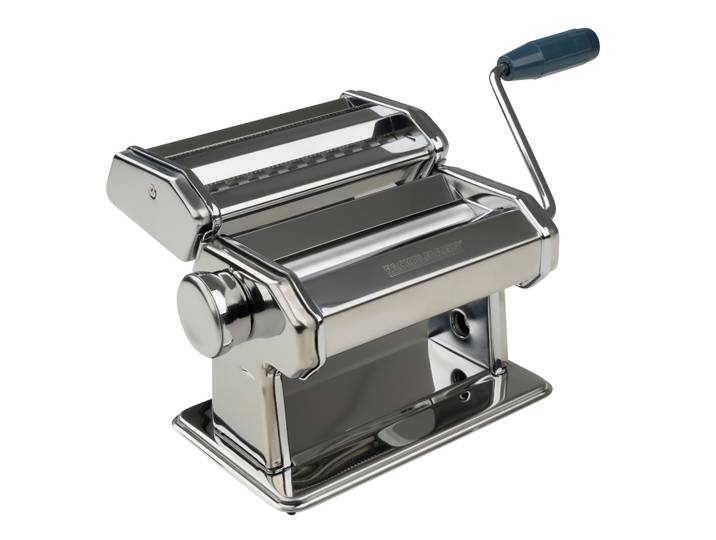 Nudelmaschine FACKELMANN easyprepare, Maschine für leckere Pasta , silber (silberfarben), B:14cm H:19,5cm T:21cm, Nudelmaschinen, Nudelmaschine, Aufsätze für Lasagneblätter, Tagliatelle & Spaghetti