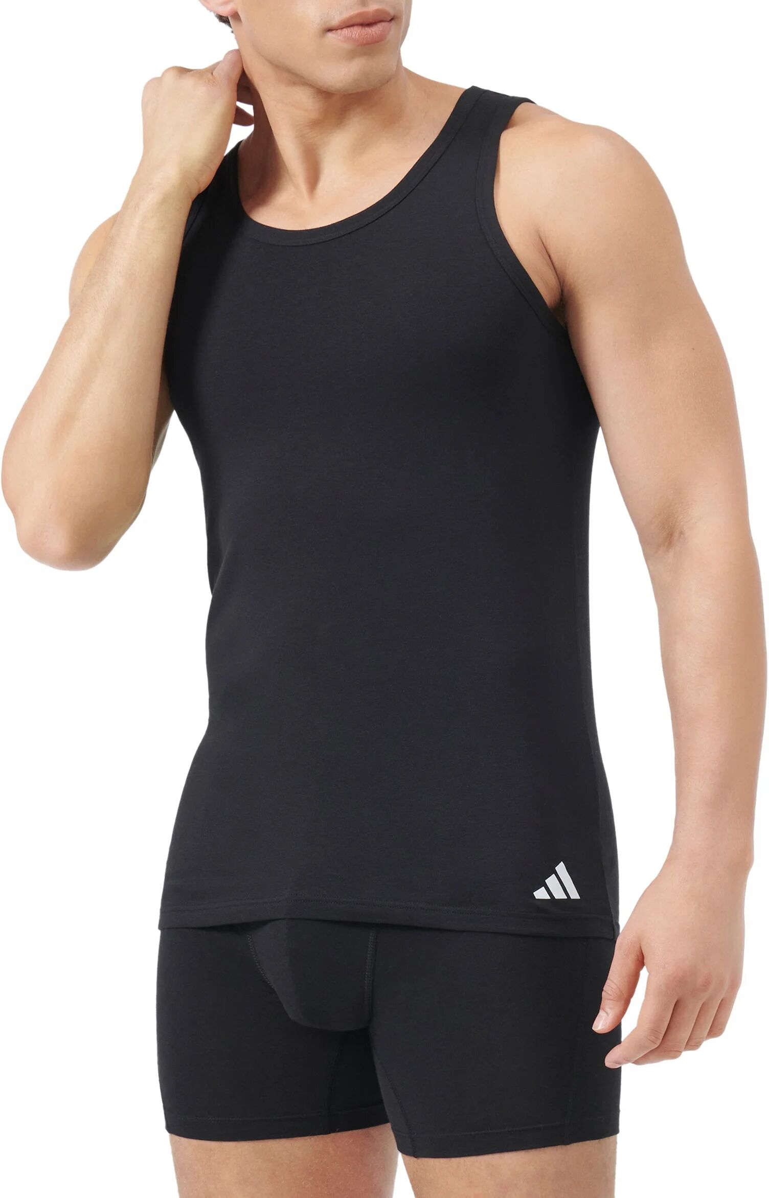 2 adidas Active Flex Tanktops - Herren - Gr. S/4 - schwarz