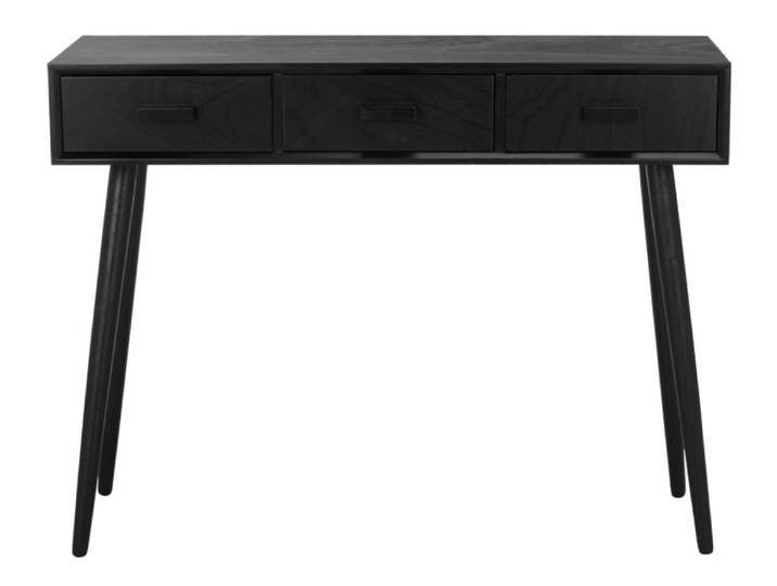 Consoles en pin/mdf, noir