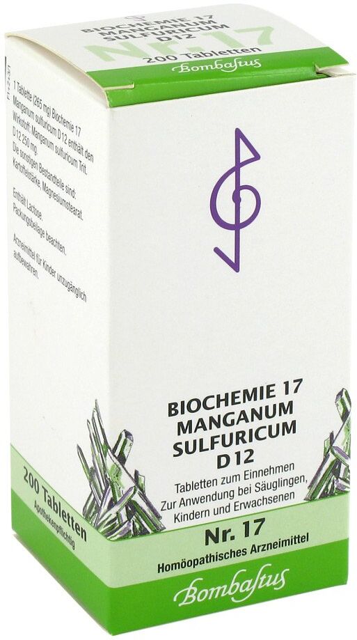 Biochemie 17 Manganum sulfuricum D12 Tabletten
