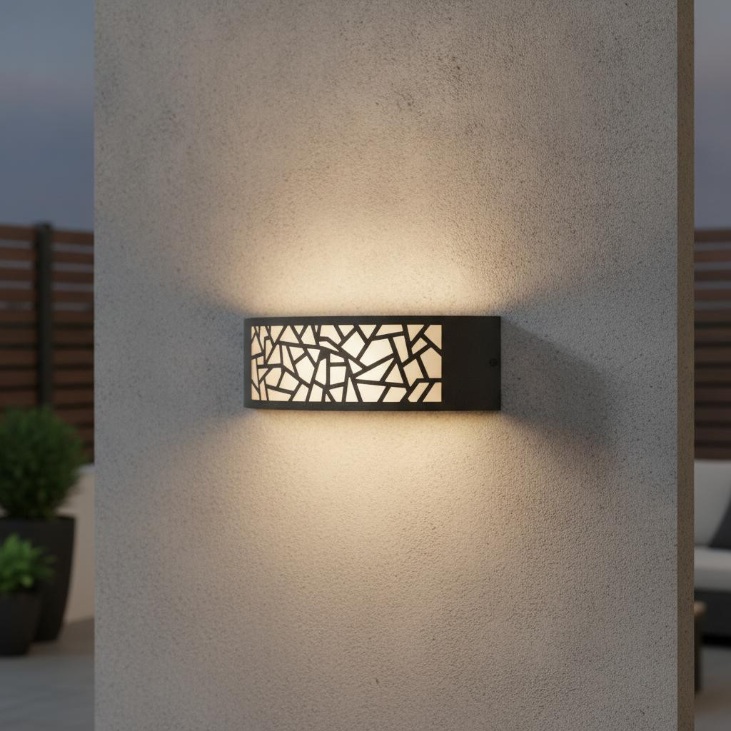 Lyora Wandlamp Ovaal Grijs