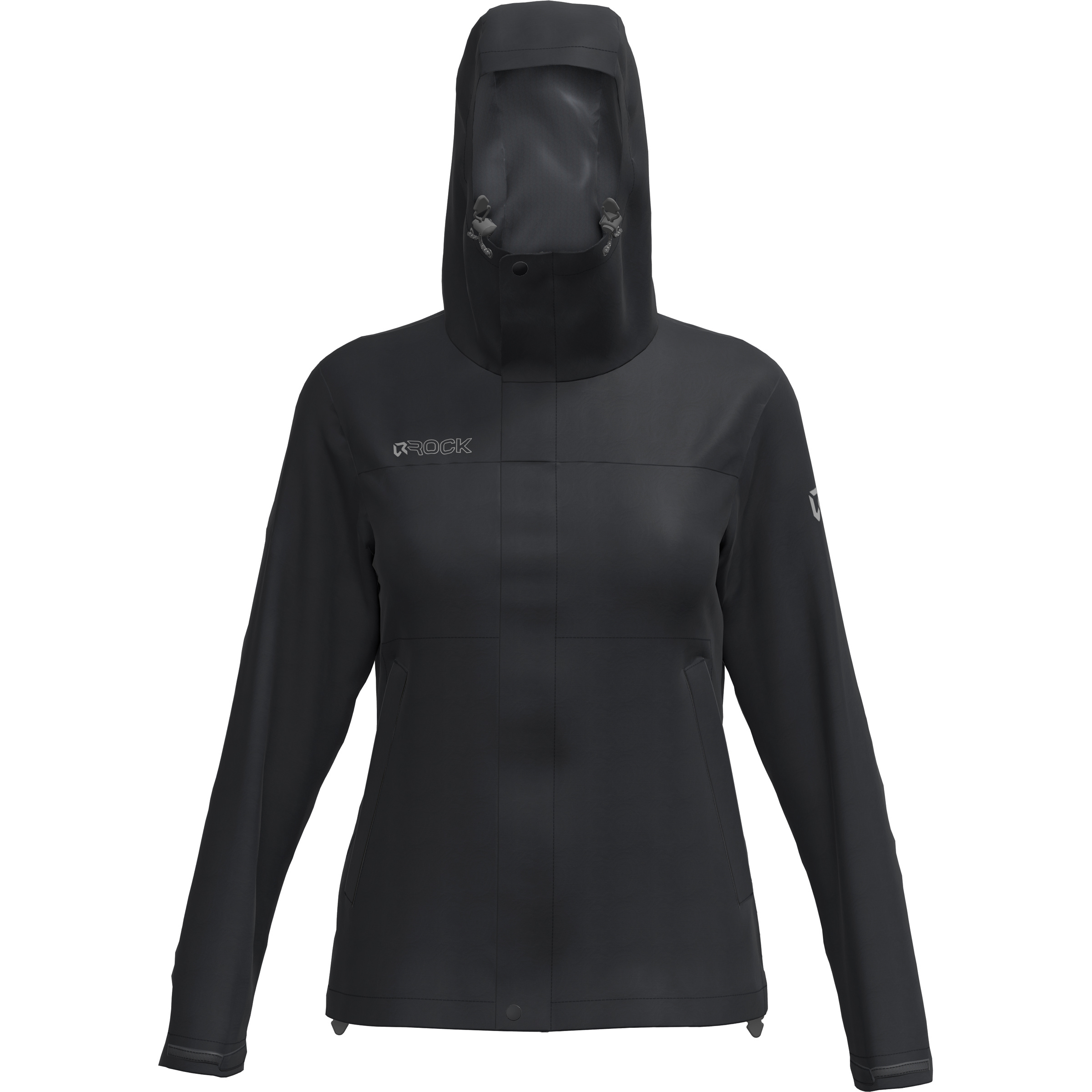 Rock Experience Observer Rain Damen Regenjacke schwarz Größe L Camping Winddicht Wasserabweisend