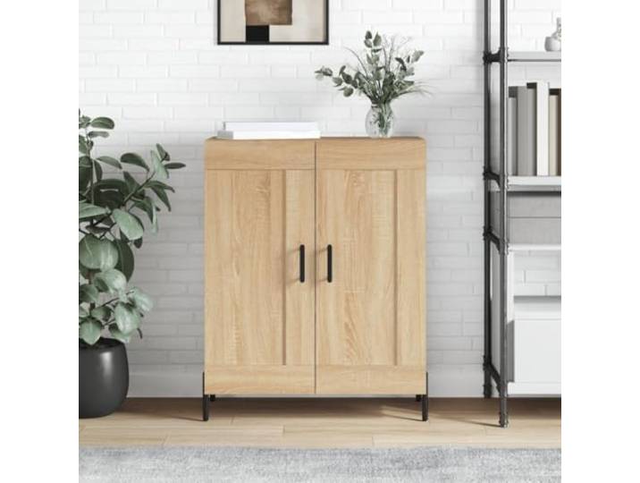 HEFZGDB Weißes Sideboard mit zeitlosem Design aus Holzwerkstoff und glatter Oberfläche, klassisches Sideboard mit viel Stauraum für Alltagsgegenstände zur Aufbewahrung und Präsentation