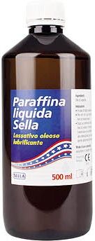 SELLA Srl Paraffina Liquida Sella 500ml - Lassativo Oleoso Lubrificante