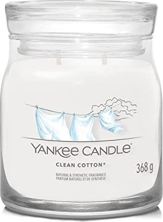 YANKEE CANDLE Signature 2-Docht Clean Cotton 368 g
