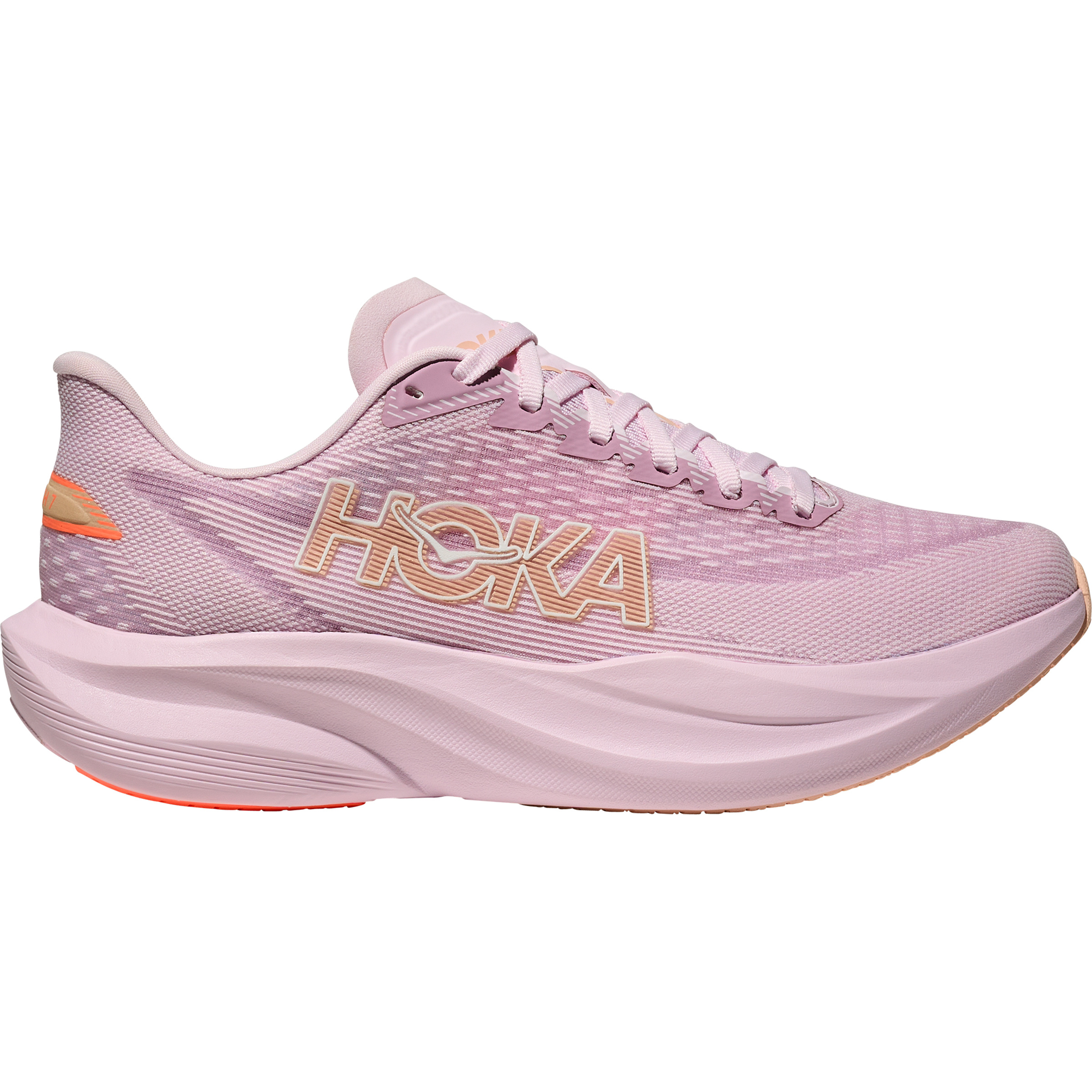 Hoka Mach 7 Damen Laufschuhe rosa Größe 38 Laufen Atmungsaktiv