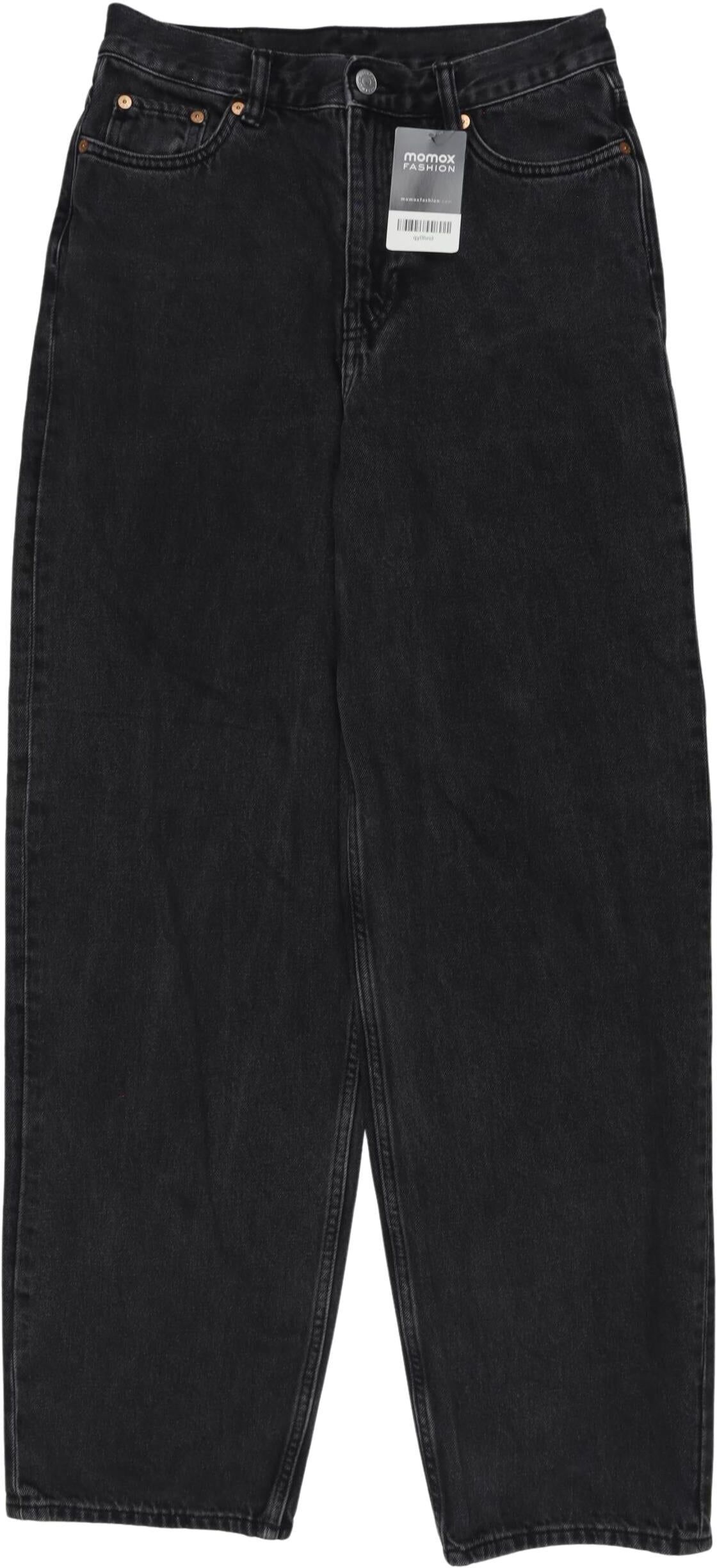 Weekday Damen Jeans, Schwarz, Gr. W26, Baumwolle - Second Hand