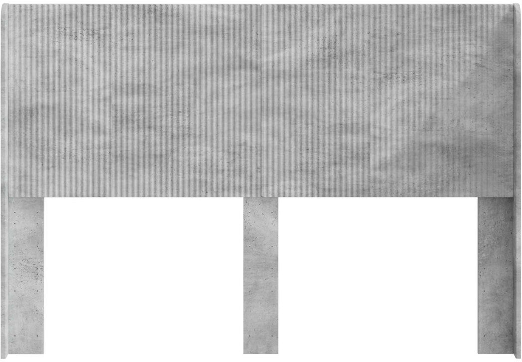 17 Stories Headboard Concrete Grey Kingsize (152x152cm)