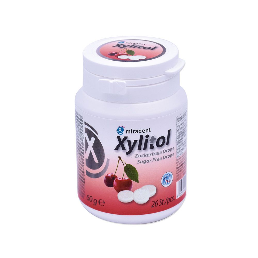 Miradent Xylitol Drops Cherry Dose 60 g Bonbons