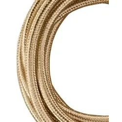 Bailey Stoffkabel 2-adrig metallic champagner 3m