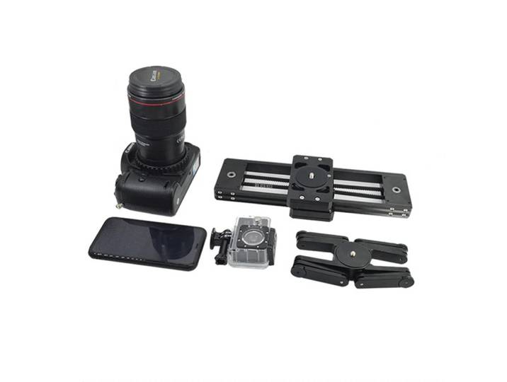 Rail de stabilisation réglable en alliage d'aluminium pour appareil photo reflex numérique, pour la photographie vidéo et le dolly slider