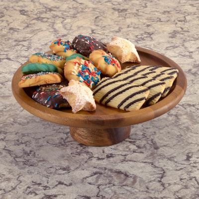 Kalmar Home Cake Stand - large - Natural Acacia Base