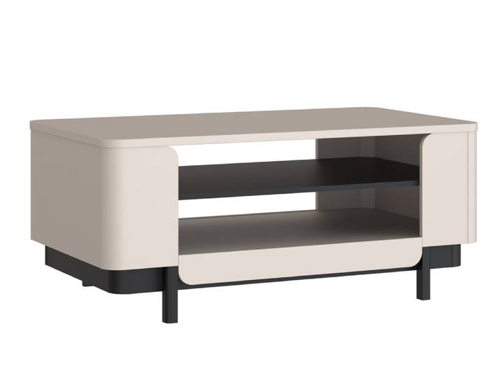 Table basse Vodol Sable/noir - Basika