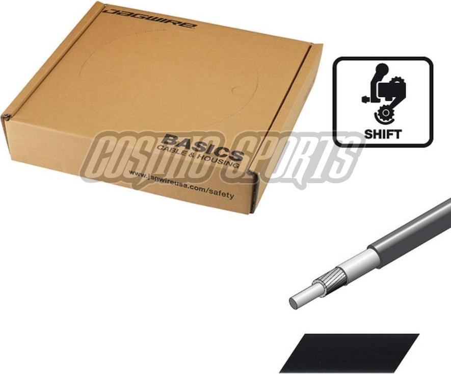 Jagwire 20A0007 Shift Housing 4mm LEX (End Caps included) - Black (200 m)
