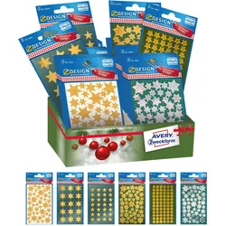 Z-Design, Sticker, Sortiment Weihnachtssticker Sterne