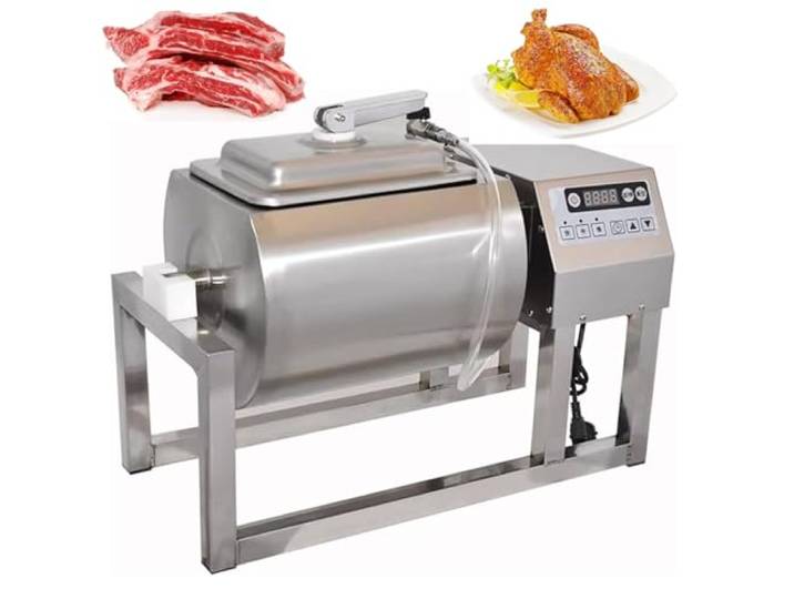 ZenHailure Elektrische Vakuum Tumbler Marinierungsmaschine,18l Edelstahl Fleisch Tumbler Marinator Mit 3 Geschwindigkeiten & Bidirektionaler Rotation Für Fleisch,Gemüse,Trockenfleisch